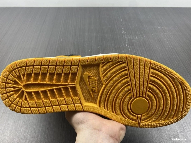 Rep LUCY Yellow High OG Jordan Air Toe 1 555088-711 0823